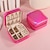baratos Malas de Viagem-1pç Caixa de jóias Mini Tecido Para Mulheres Casual Portátil