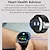 voordelige Smartwatches-iMosi TK62 Slimme horloge 1.42 inch(es) Smart horloge Bluetooth ECG + PPG Temperatuurbewaking Stappenteller Compatibel met: Android iOS Dames Heren Waterbestendig Mediabediening Berichtherinnering IP