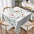 رخيصةأون مفارش المائدة-مفرش طاولة مربع مخصص تصميم صور مخصصة غطاء طاولة طعام شخصي
