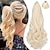 cheap Ponytails-Ponytail Extension Claw 18 Curly Wavy Clip in Hairpiece Ponytail Hair Extensions Long Pony Tail Synthetic for Women Ash blonde mix Ginger Brown