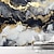 billiga Abstrakt &amp; marmor tapet-coola tapeter abstrakt marmor tapet väggmålning svart glod väggbeklädnad klistermärke peel stick avtagbar pvc/vinyl självhäftande/häftande krävs väggdekor för vardagsrum kök badrum