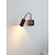 cheap LED Wall Lights-Industrial Wall Lights, Simple Modern Light, Geometric Semicircle Bedside Lamp, Metal Wrought Iron LED Wooden Wall Light for Living Room, Bedroom, Restaurant