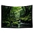cheap Landscape Tapestry-Forest River Hanging Tapestry Wall Art Large Tapestry Mural Decor Photograph Backdrop Blanket Curtain Home Bedroom Living Room Decoration