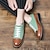 baratos Sapatos Oxford para Homem-Homens Oxfords Retro Sapatos formais Sapatos de couro Sapatos de vestir Caminhada Casual Diário Couro Confortável Botas / Botins Mocassim Vermelho Escuro Verde Primavera Outono