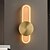 economico Lampade LED da parete-lampada da parete antiruggine con corpo interamente in rame, luci montate a parete in materiale di trasmissione della luce uniforme, lampada da parete fine in rame dall&#039;aspetto unico