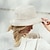 voordelige Feesthoeden-hoeden fiber fedora hoed slappe hoed strohoed casual dagelijkse kleding mode casual met pure kleur hoofddeksel hoofddeksels