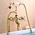 זול ברזים לאמבטיה-ברז לאמבטיה - מודרני עכשווי מגולוון אמבט רומאי שסתום קרמי Bath Shower Mixer Taps