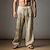 abordables Pantalon en coton et lin pour hommes-Homme Décontractées Graphic MOON Pantalon Taille médiale Usage quotidien Vacances Sortie Printemps Automne Standard
