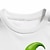 billige piges 3d t-shirts-St. Patrick Pige 3D Tegneserie Firkløver T-shirt Skjorter Kortærmet 3D-udskrivning Sommer Aktiv Mode Sød Stil 100 % bomuld Børn 3-12 år Rund hals udendørs Afslappet Daglig Regulær