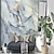 cheap Abstract &amp; Marble Wallpaper-Cool Wallpapers Abstract Marble Wallpaper Wall Mural Blue Gray Wall Sticker Peel and Stick Removable PVC/Vinyl Material Self Adhesive/Adhesive Required Wall Decor for Living Room Kitchen Bathroom