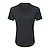 cheap Women&#039;s Sportswear-Women&#039;s Running T-Shirt Solid Color Yoga Fitness Sexy Black White Pink Crew Neck Short Sleeves High Elasticity Summer
