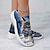 voordelige Grafische printschoenen-Dames Sneakers Instappers Schoenen afdrukken Grote maten Flyknit schoenen Buiten Dagelijks Kat 3D Platte hak Modieus Casual Vliegende weven Geel Rood Blauw