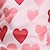 billige jentes 3d t-skjorter-Valentines Jente 3D Hjerte T-skjorte Skjorte Rosa Langermet 3D-utskrift Høst Vinter Aktiv Mote søt stil Polyester Barn 3-12 år Crew-hals utendørs Avslappet Daglig Normal