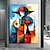 cheap Abstract Paintings-Hand Painted Wall Art City Femme painting abstract women painting Contemporary art oil  painting  Modern Woman Painting Contemporary art Home Decoration ready to hang or canvas