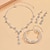 cheap Jewelry Sets-Jewelry Set 4pcs Copper Rhinestone 1 Necklace Earrings Bracelets Women&#039;s Elegant Fashion Dainty Geometrical Geometric Jewelry Set For Wedding Party Daily