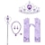 abordables accessoires de photomaton-Couvre-chef couronne bâton magique pour enfants et filles, ensemble d&#039;accessoires pour cheveux, collier couronne de performance princesse elsa, gants elsa