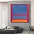 ieftine Picturi Abstracte-mark rothko picturi originale de artă plastică abstractă pictate manual galben pe pânză violet modern acrilic pictură în stil rothko decor de perete pentru sufragerie fără cadru