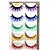 cheap Photobooth Props-3 Pcs 132 Color Mixed 3d Five Pairs Of Fake Eyelashes Naturally Dense And Soft Stage Makeup Eyelashes Exaggerated Eyelashes In Europe And America for Carnival Party