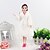 baratos Acessórios de Boneca-Rondom 7 conjuntos 30cm yi tian boneca rosa roupas vestido de casamento simulação boneca casaco de pele