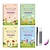 cheap Gifts-4 Books + 1 Pen + 5/10 Refills + 1 Pen Grip, Children&#039;s Copybook , Kids Practice Book, Magic Word Book , Early Education Workbook For Children Christmas, Thanksgiving Day Gift