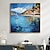 cheap Landscape Paintings-Handmade Oil Painting Canvas Wall Art Decor Original sailboat art Home Decor With Stretched FrameWithout Inner Frame Painting