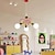 cheap Chandeliers-Modern Glass Pendant Light 3/5- Light Fixture Creative Globe Ceiling Hanging Light for Kitchen Island Living Room Bedroom Cafe Bar Industrial Pendant Light Fixture 110-240V