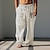 tanie Męskie spodnie lniane i bawełniane-Męskie Codzienny Graficzny Plemienny Spodnie Średni Talia Dzienne zużycie Urlop Wyjściowe Wiosna Jesień Regularny
