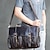 Недорогие Мужские сумки-Винтажный мужской портфель из натуральной кожи, сумка-мессенджер для ноутбука, сумка первого слоя из воловьей кожи, повседневный стиль в стиле ретро