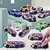 abordables Juguetes novedosos-Catapulta para niños 360 volquete volquete hoja de metal rebote de impacto coche pequeño coche de juguete modelo mini coche