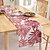 cheap Table Runners-Instagram Nordic Style Double-Sided Flower Brown Leaf New Product Table Runner Living Room Coffee Table Mat Tablecloth Home Decoration