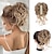 abordables Chignons-chignon désordonné clip dans les extensions de cheveux chignon pince à cheveux chignon ondulé bouclés chignon chignon pour femmes extensions de chignon ébouriffé chignon chignon extension de queue de