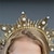 levne rekvizity fotobudky-bohyně koruna zip do vlasů obruč karnevalová pokrývka hlavy