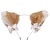 abordables Accessoires de coiffure-Oreilles de chat (pain en forme d&#039;oreille de chat cuit à la vapeur) bandeau de cheveux cloche accessoires pour cheveux bandeau de chat japonais fête d&#039;halloween bandeau de cheveux sexy
