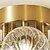 billige Ring &amp; Rund Design-moderne indsænket loftslampe guld antik messing 6-lys armatur mid century glas globus lysekrone kobber loftslampe pendel til stue soveværelse spisestue køkken