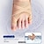 baratos Cuidados de saúde em casa-1 par de meias de correção de dedos, separador de sobreposição de dedos, sapatos respiráveis ultrafinos-vestíveis para homens e mulheres ajustáveis
