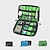 abordables Accessoires de téléphones-ensemble de 3 en 1 câble de charge et sac organisateur de câble, sac de rangement numérique organisateur de câble de données pour écouteur sac de fil stylo batterie externe kit de voyage étui