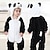 cheap Kigurumi Pajamas-Kid&#039;s Kigurumi Pajamas Nightwear Onesie Pajamas Animal Animal Onesie Pajamas Cute Flannelette Cosplay For Boys and Girls Animal Sleepwear Cartoon
