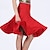 cheap Latin Dancewear-Latin Dance Skirts Pure Color Splicing Women&#039;s Performance Training High Polyester