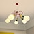 voordelige Kroonluchters-moderne glazen hanglamp 3/5-lamp creatieve bol plafond hanglamp voor keukeneiland woonkamer slaapkamer café bar industriële hanglamp 110-240v