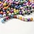 billige kunst, håndverk og søm-50/100stk perleentusiaster 8/10/12mm sprukket akryl spacer perler, farget blekk trykt keramisk mønster rett hull runde perler DIY armbånd halskjede smykker anheng.