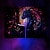 olcso Fekete fényfüggönyök-feketefény ablakfüggöny UV reaktív világít a sötétben hármas ködös olvasó sárkány természet táj nappali hálószobába gyerekszoba dekoráció