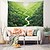 cheap Landscape Tapestry-Green Forest Valley Hanging Tapestry Wall Art Large Tapestry Mural Decor Photograph Backdrop Blanket Curtain Home Bedroom Living Room Decoration