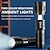abordables linternas tácticas-Linterna láser blanca súper potente, linterna recargable tipo c de 5000lm, linterna led de alta potencia, linterna táctica