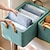Недорогие Хранение вещей и организация пространства-складной ящик для хранения с катионной стальной рамой, портативный ящик для хранения одежды, ящик для хранения из утолщенной ткани, корзина для хранения игрушек, органайзер для брюк, ящик для хранения