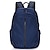 cheap Backpacks &amp; Bookbags-Men&#039;s Backpack Mini Backpack Daily Solid Color Nylon Large Capacity Lightweight Zipper Black Blue Gray