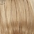 abordables perruque plus âgée-perruque longue et lisse avec une frange émoussée et des pointes au fini rasoir/nuances multi-tons de blond argenté, brun et rouge