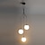 billige Sputnikdesign-trappe lysekrone 3/6/9 lys højt til loftet moderne led glas rund nordisk kunst lysekrone lang lysekrone hvid stue restaurant hotel korridor indgangstrappe