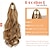 זול קוקו-טופר הארכת קוקו 18 קליפס גלי מתולתל בתספורת תוספות שיער קוקו ארוך סינטטי לנשים אפר בלונד תערובת חום ג&#039;ינג&#039;י