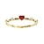 זול טבעות-טבעת חתונה לְחַבֵּב כסף זהב סגסוגת לב אלגנטית אופנתי סגנון חמוד 1 pc