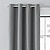 billige Blackout -gardin-grå blendingsgardin 1 panel gjennomføring termisk isolert rom mørkleggingsgardiner for soverom og stue